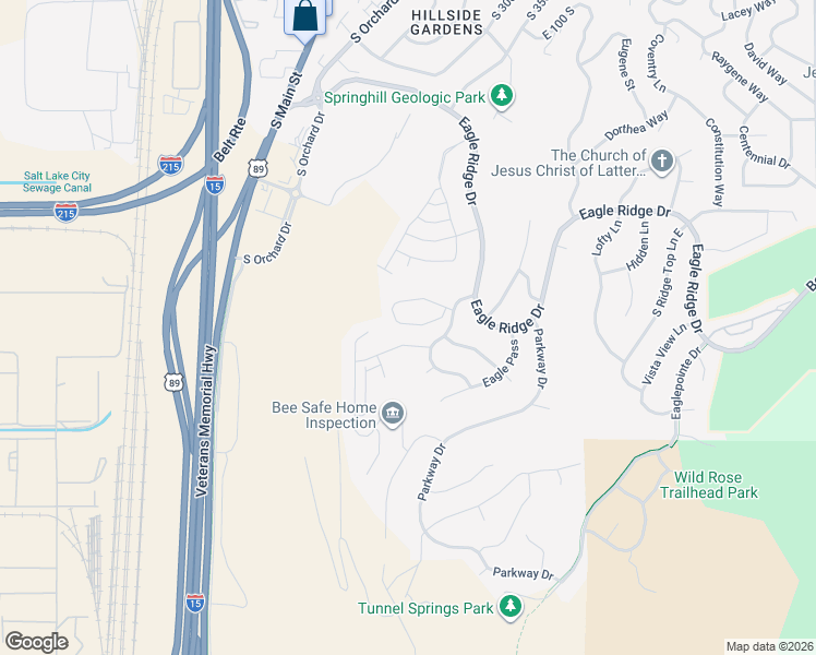 map of restaurants, bars, coffee shops, grocery stores, and more near 316 Bella Vida Drive in North Salt Lake