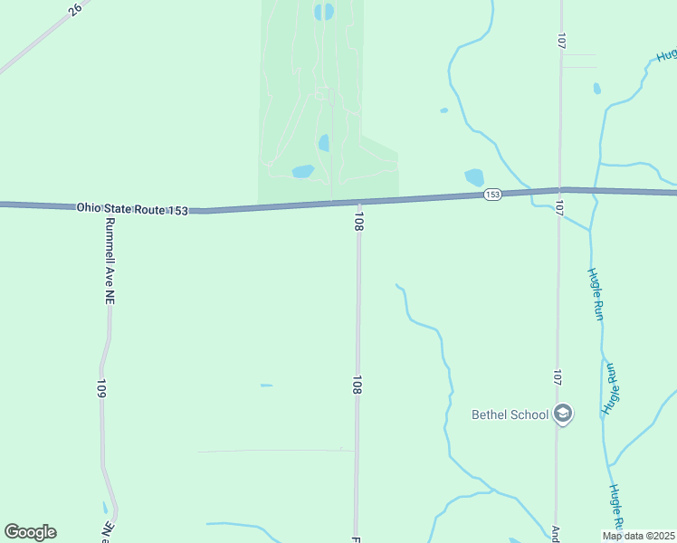 map of restaurants, bars, coffee shops, grocery stores, and more near 4157 Fox Avenue Northeast in Minerva