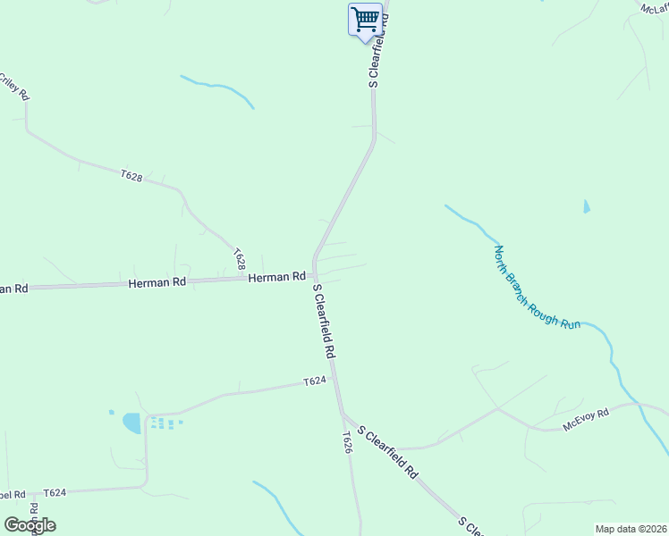 map of restaurants, bars, coffee shops, grocery stores, and more near 611 South Clearfield Road in Cabot