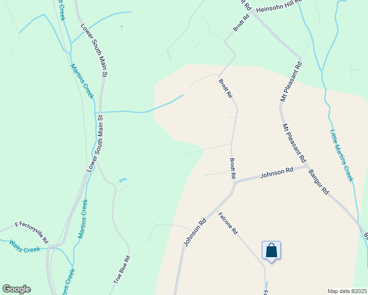 map of restaurants, bars, coffee shops, grocery stores, and more near 309 Brodt Road in Bangor