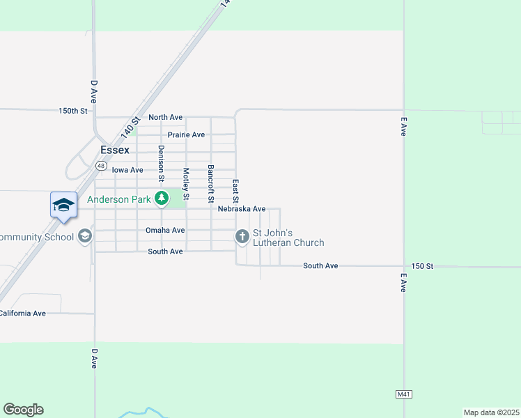 map of restaurants, bars, coffee shops, grocery stores, and more near 1100 Nebraska Avenue in Essex