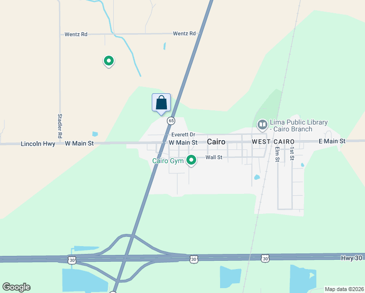 map of restaurants, bars, coffee shops, grocery stores, and more near 100-148 Church St in Lima