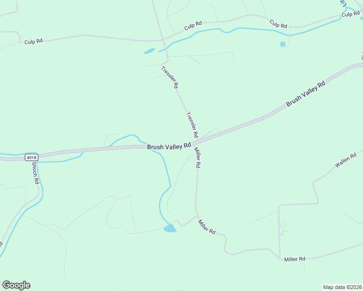 map of restaurants, bars, coffee shops, grocery stores, and more near Brush Valley Road in Sunbury