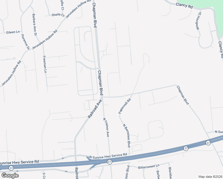 map of restaurants, bars, coffee shops, grocery stores, and more near 1 Cristina Drive in Manorville
