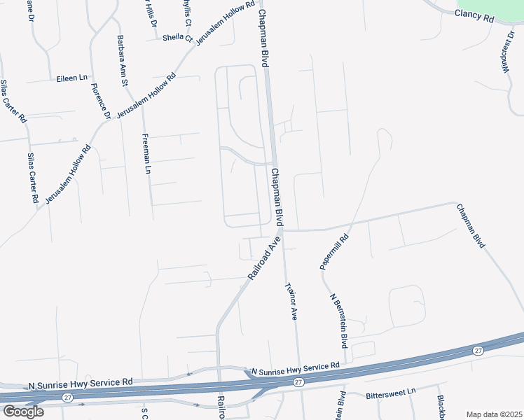 map of restaurants, bars, coffee shops, grocery stores, and more near 25 Lime Tree Drive in Manorville