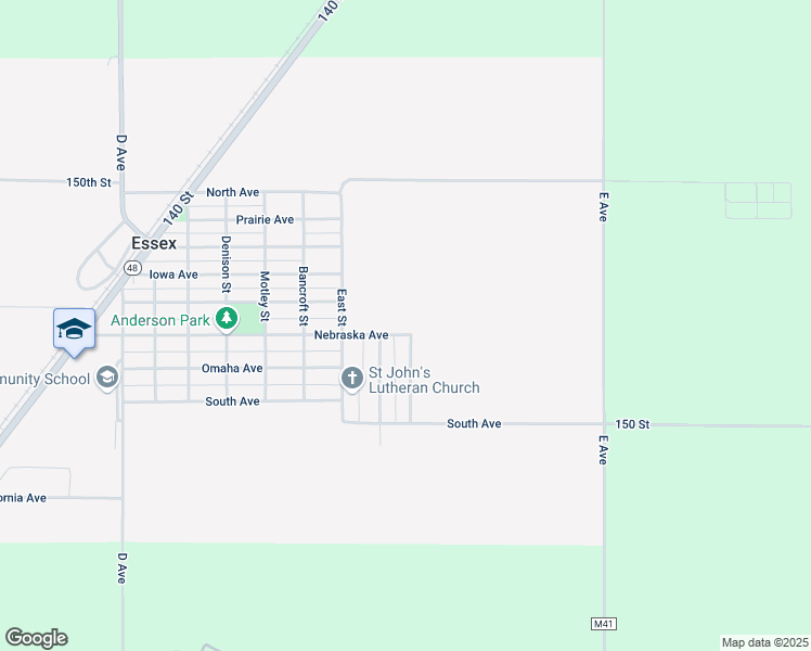 map of restaurants, bars, coffee shops, grocery stores, and more near 1100-1136 Nebraska Avenue in Essex