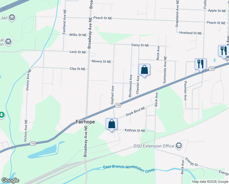 map of restaurants, bars, coffee shops, grocery stores, and more near 4001 Addison Avenue Northeast in Louisville