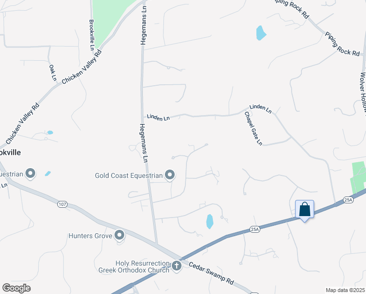 map of restaurants, bars, coffee shops, grocery stores, and more near 29 Saddle Lane in Glen Head