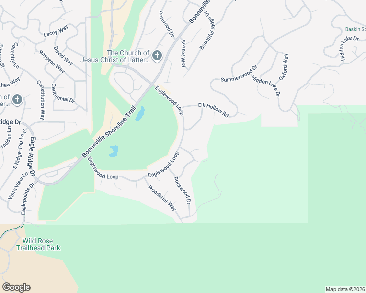 map of restaurants, bars, coffee shops, grocery stores, and more near 515 Tanglewood Loop in North Salt Lake