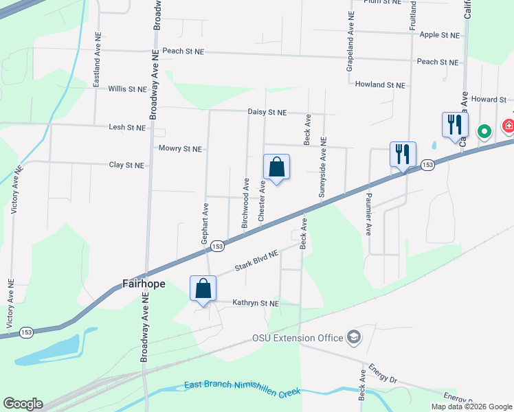 map of restaurants, bars, coffee shops, grocery stores, and more near 4114 Chester Avenue in Louisville