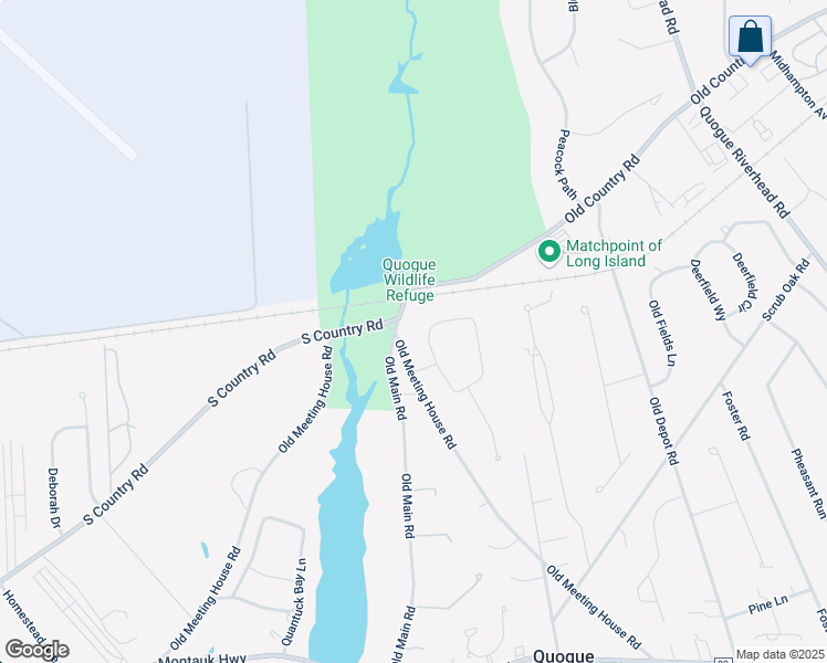 map of restaurants, bars, coffee shops, grocery stores, and more near 5 Park Circle in Westhampton Beach