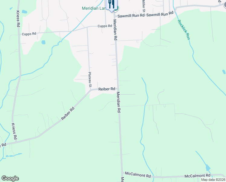 map of restaurants, bars, coffee shops, grocery stores, and more near 107 Reiber Road in Renfrew