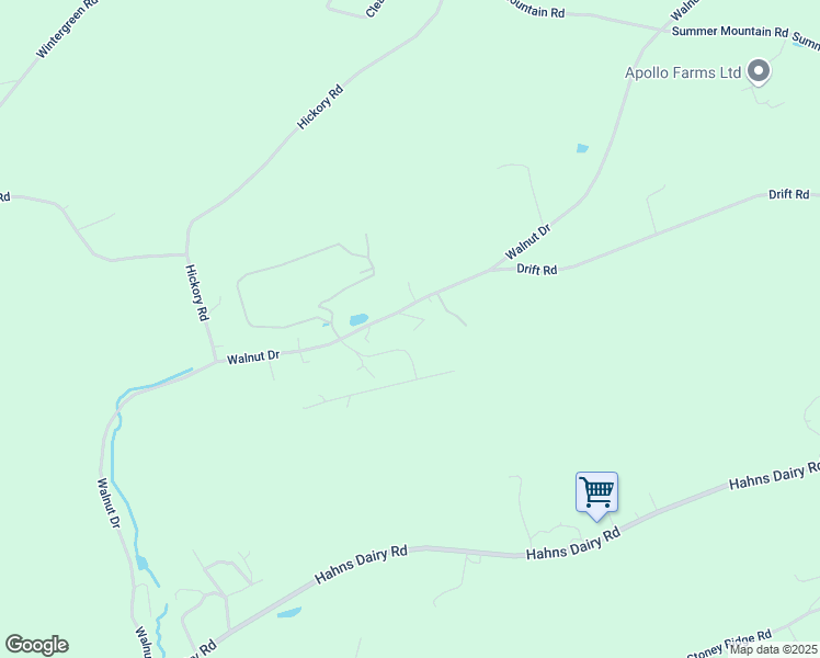 map of restaurants, bars, coffee shops, grocery stores, and more near 95 Ramaly Lane in Palmerton