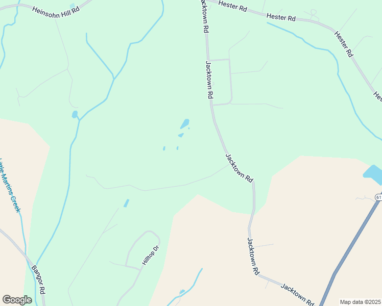 map of restaurants, bars, coffee shops, grocery stores, and more near 1019 Jacktown Road in Bangor