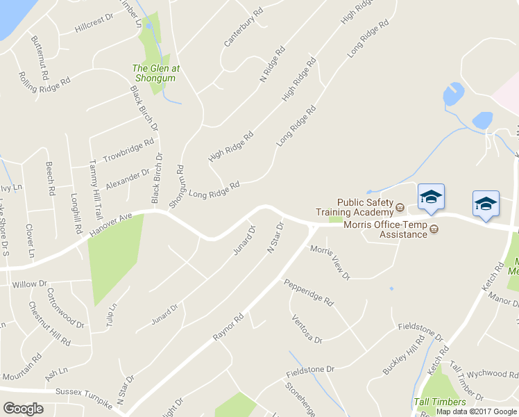 map of restaurants, bars, coffee shops, grocery stores, and more near 200 West Hanover Avenue in Morristown