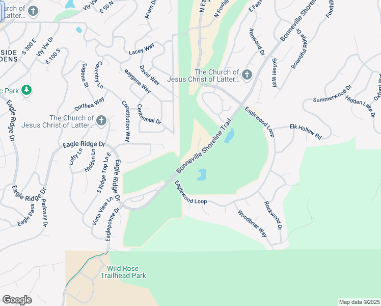 map of restaurants, bars, coffee shops, grocery stores, and more near 861 Eagle Ridge Drive in North Salt Lake