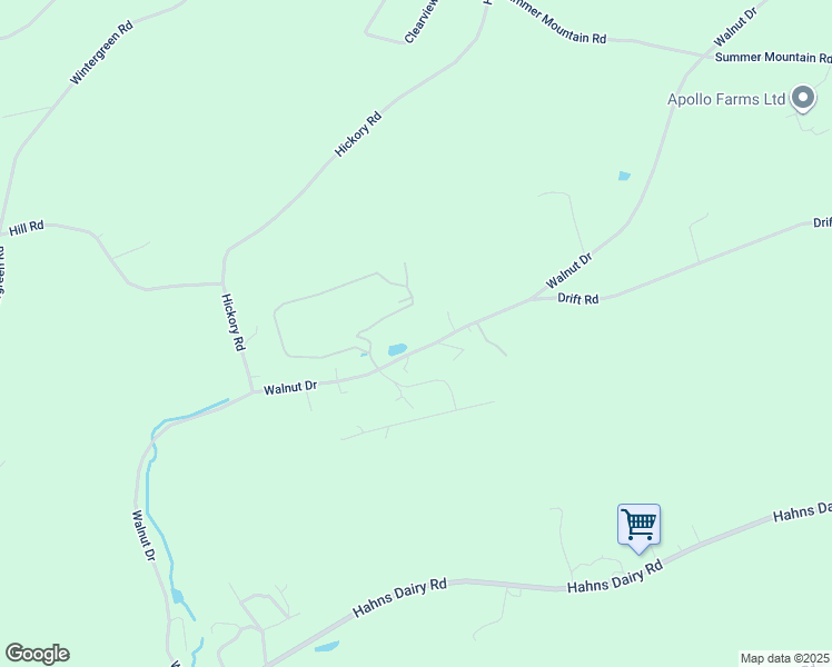 map of restaurants, bars, coffee shops, grocery stores, and more near 1845 Walnut Drive in Palmerton