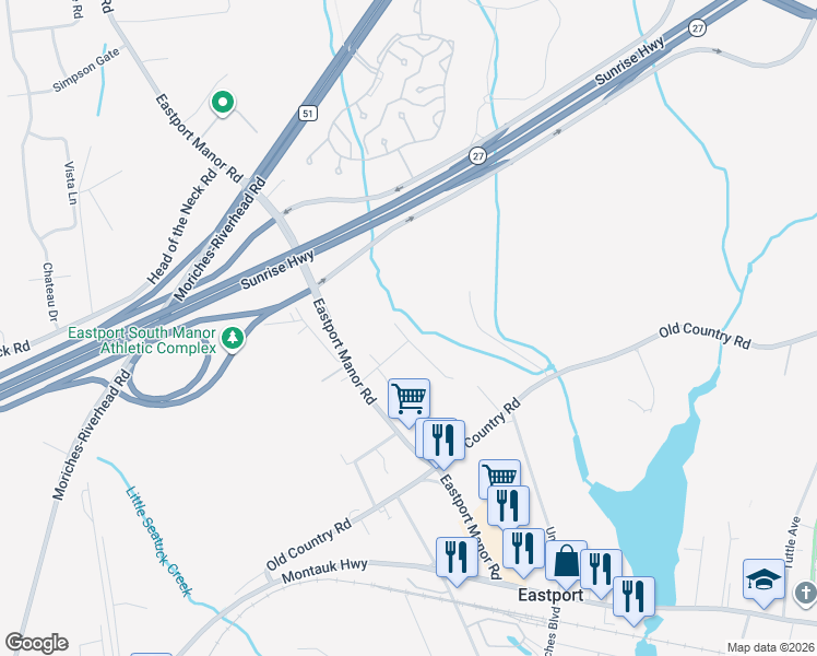 map of restaurants, bars, coffee shops, grocery stores, and more near 11 Holmes Avenue in Eastport