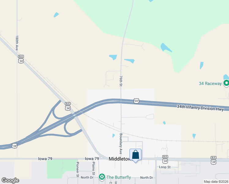 map of restaurants, bars, coffee shops, grocery stores, and more near 10542 173rd Ave in Middletown