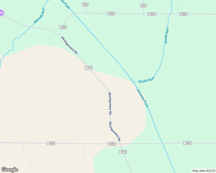 map of restaurants, bars, coffee shops, grocery stores, and more near 1573 County Road 1575 in Ashland