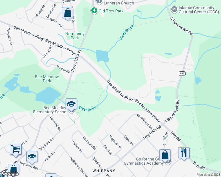 map of restaurants, bars, coffee shops, grocery stores, and more near 2 Hillary Court in Hanover