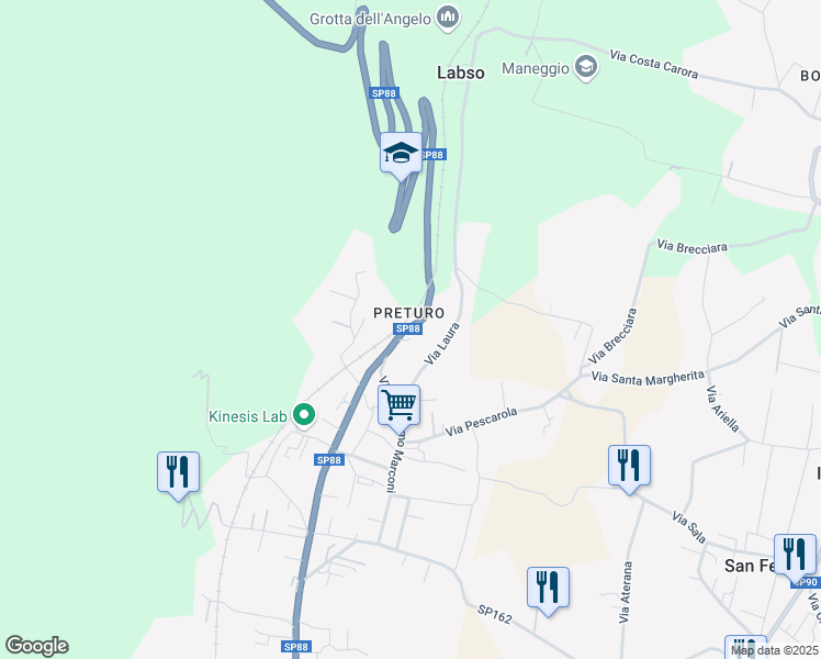 map of restaurants, bars, coffee shops, grocery stores, and more near in Piano