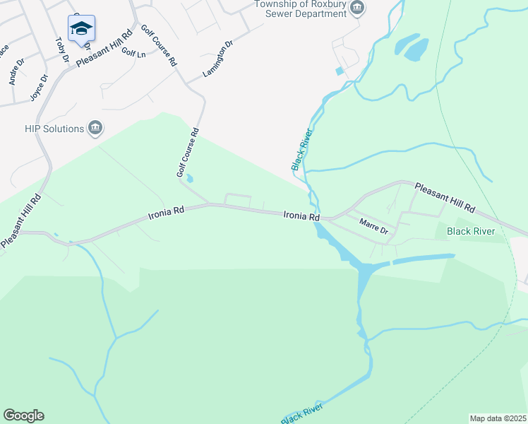 map of restaurants, bars, coffee shops, grocery stores, and more near 57 Ironia Road in Randolph