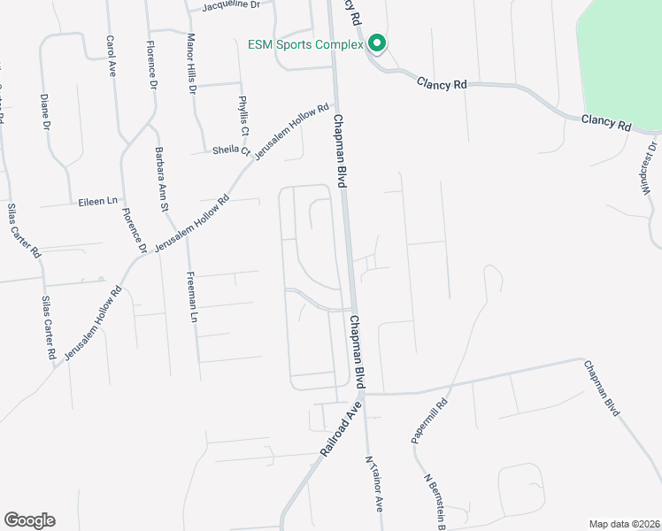 map of restaurants, bars, coffee shops, grocery stores, and more near 5121 Village Circle East in Manorville