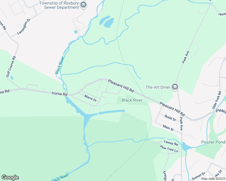 map of restaurants, bars, coffee shops, grocery stores, and more near 14 Barney Street in Randolph