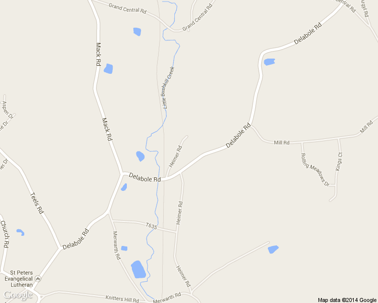 map of restaurants, bars, coffee shops, grocery stores, and more near 1639 Delabole Road in Pen Argyl