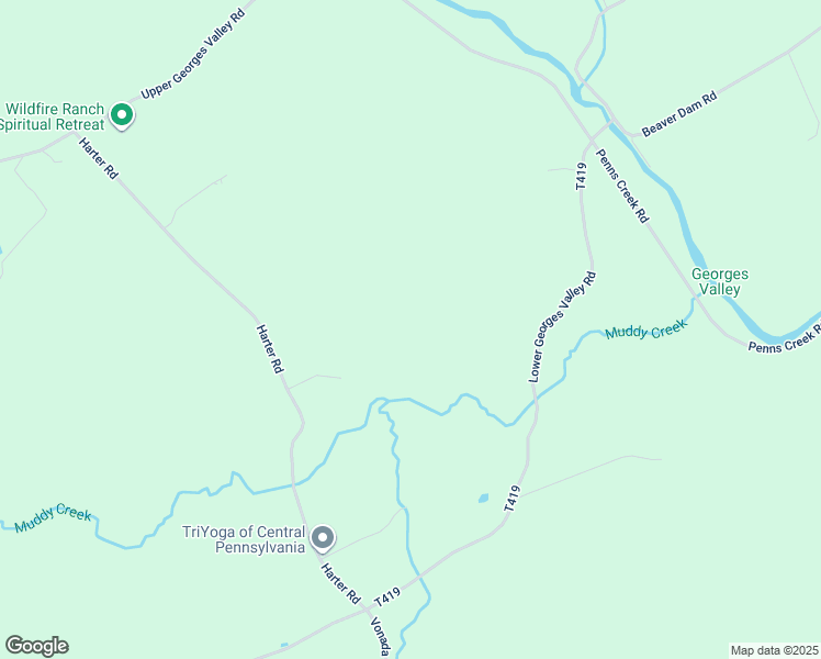 map of restaurants, bars, coffee shops, grocery stores, and more near 1061 Lower Georges Valley Road in Spring Mills