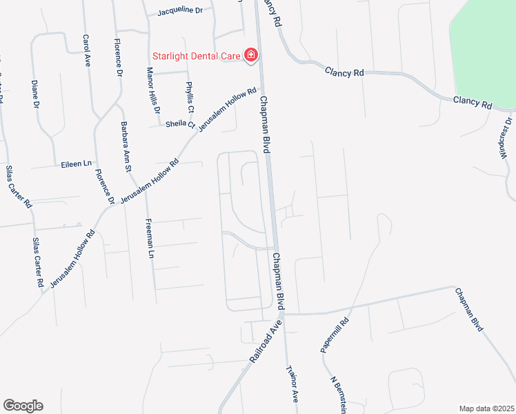 map of restaurants, bars, coffee shops, grocery stores, and more near 5121 Village Circle East in Manorville