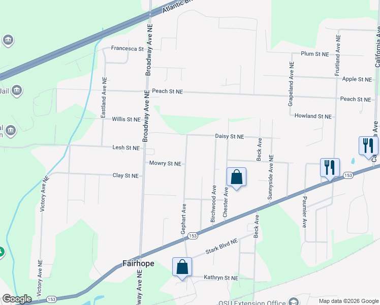 map of restaurants, bars, coffee shops, grocery stores, and more near 4334 Gephart Avenue in Louisville