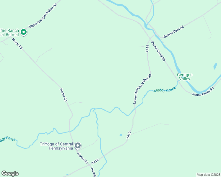 map of restaurants, bars, coffee shops, grocery stores, and more near 1061 Lower Georges Valley Road in Spring Mills