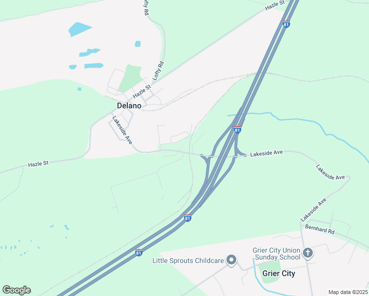 map of restaurants, bars, coffee shops, grocery stores, and more near 155 Lakeside in Delano