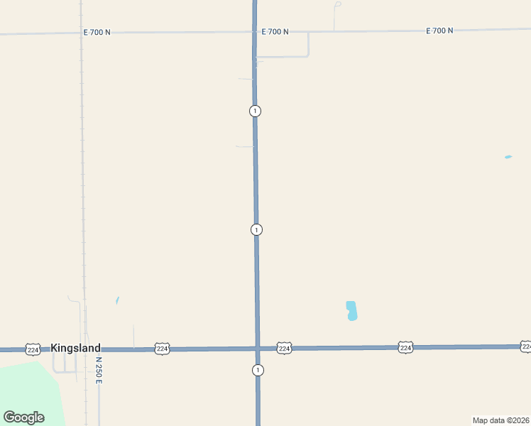 map of restaurants, bars, coffee shops, grocery stores, and more near 6417 Indiana 1 in Ossian