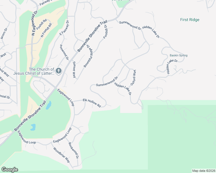 map of restaurants, bars, coffee shops, grocery stores, and more near 4738 Spring Meadow Circle in Bountiful