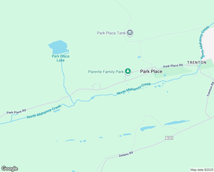 map of restaurants, bars, coffee shops, grocery stores, and more near 289 Park Place Road in Mahanoy City