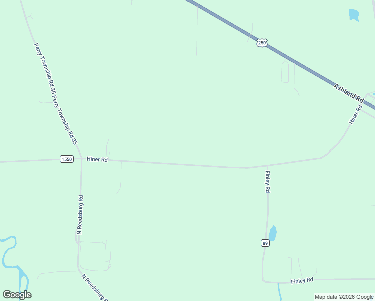 map of restaurants, bars, coffee shops, grocery stores, and more near 10855 Hiner Road in Wooster