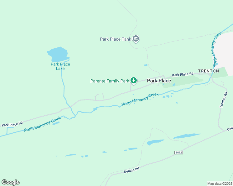 map of restaurants, bars, coffee shops, grocery stores, and more near 293 Park Place Road in Mahanoy City