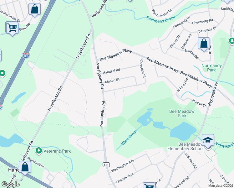 map of restaurants, bars, coffee shops, grocery stores, and more near 202 Cambridge Street in Hanover