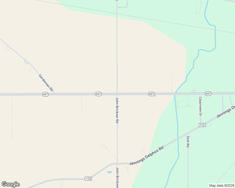 map of restaurants, bars, coffee shops, grocery stores, and more near 23000 Ohio 697 in Delphos