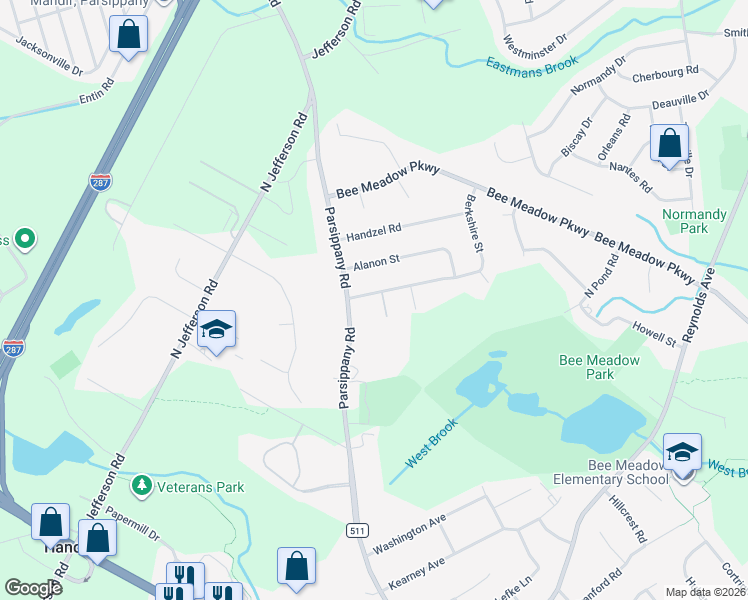 map of restaurants, bars, coffee shops, grocery stores, and more near 202 Cambridge Street in Hanover