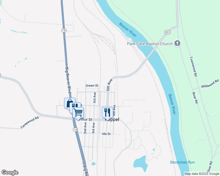 5217 5th Avenue, Koppel PA Walk Score