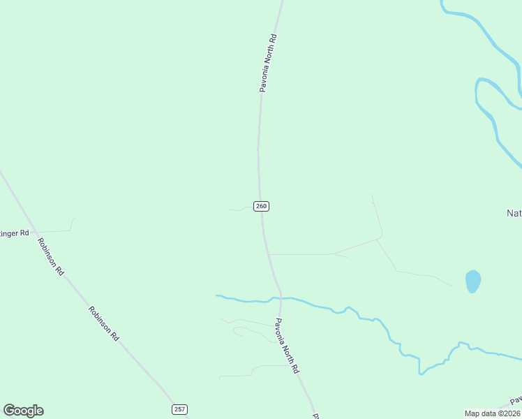 map of restaurants, bars, coffee shops, grocery stores, and more near County Highway 260 in Richland County