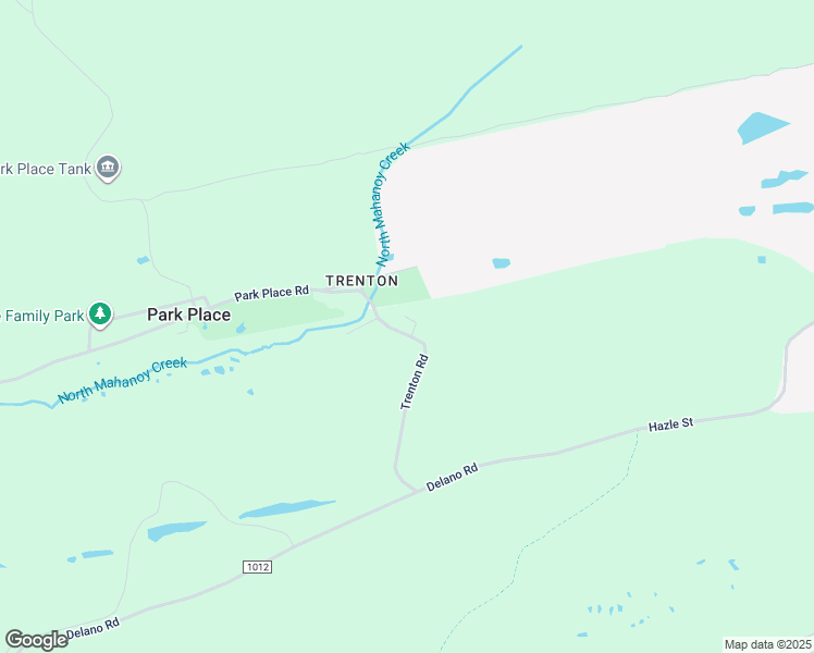 map of restaurants, bars, coffee shops, grocery stores, and more near 81 Trenton Road in Mahanoy City