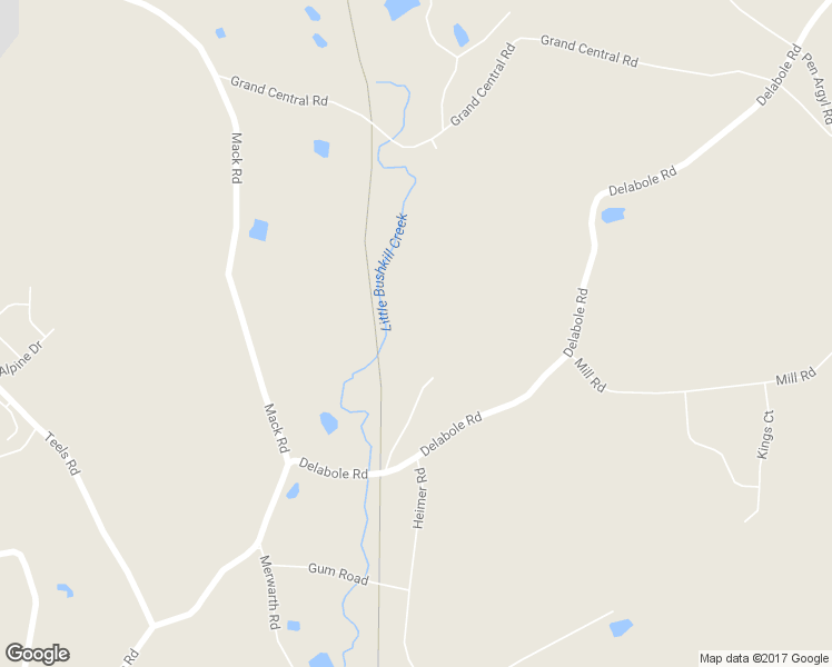 map of restaurants, bars, coffee shops, grocery stores, and more near 1611 Delabole Road in Pen Argyl