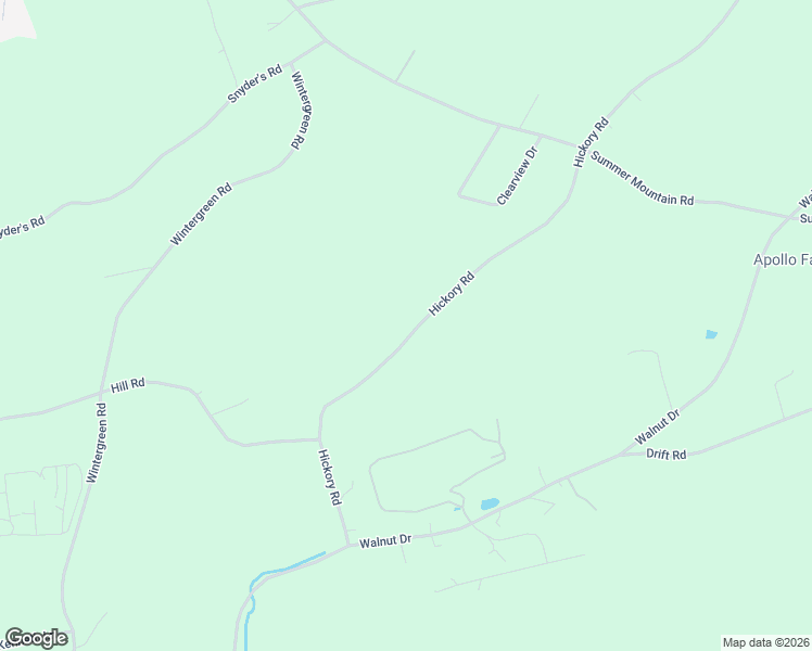 map of restaurants, bars, coffee shops, grocery stores, and more near 1620 Hickory Road in Palmerton