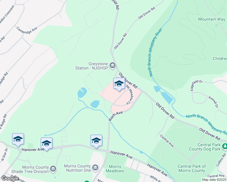 map of restaurants, bars, coffee shops, grocery stores, and more near 59 Koch Avenue in Morris Plains