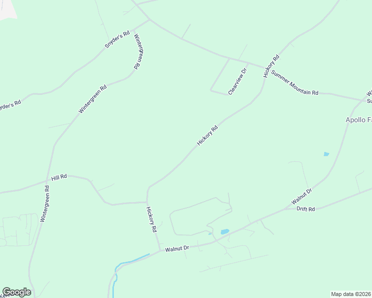 map of restaurants, bars, coffee shops, grocery stores, and more near 1620 Hickory Road in Palmerton